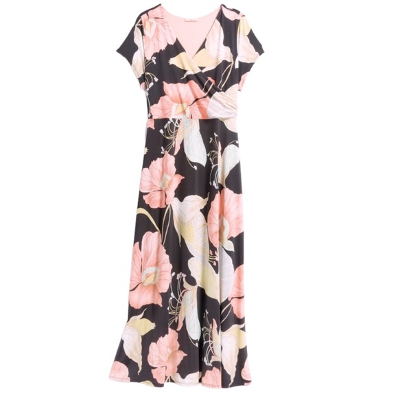 Gilli Dresses & Skirts - GILLI Cap Sleeve Floral Maxi Dress size X1